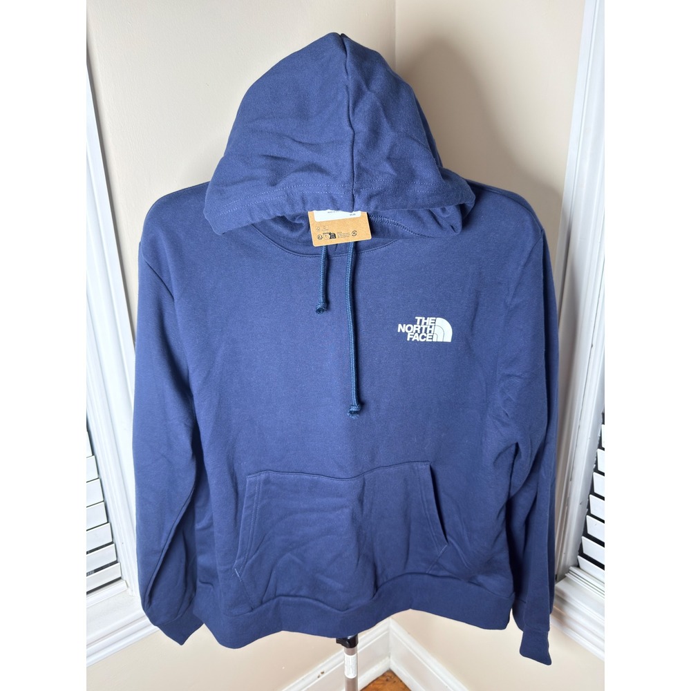 The North Face W Evo Throwback HD Hoodie Summit Navy Blue XL NF0A8F438K2-XL NWT